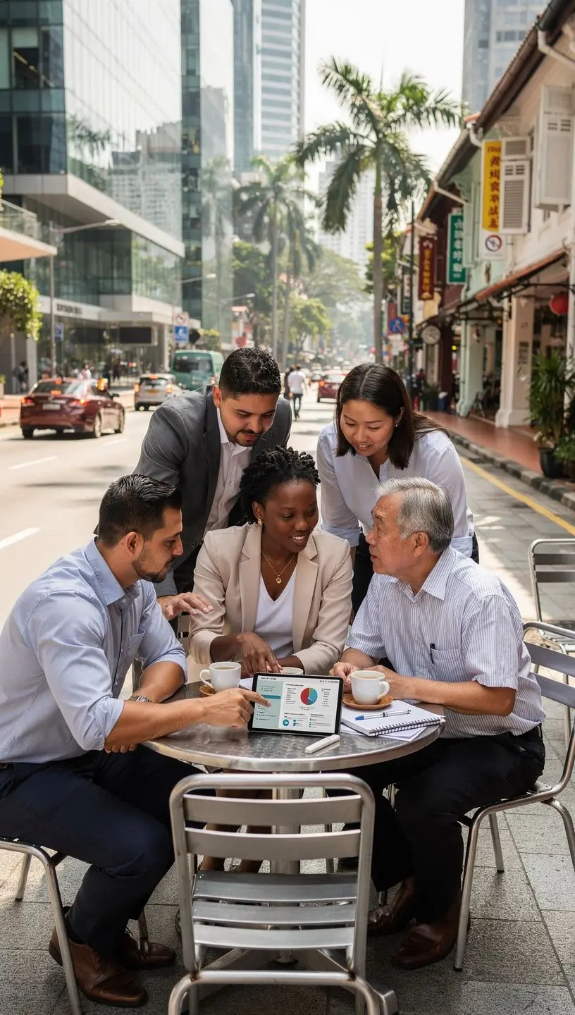 Modern office environment